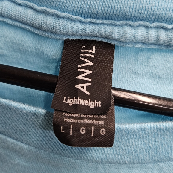 Piper Lou Inner Serial Killer heart design teal graphic tee shirt unisex large - Picture 5 of 6